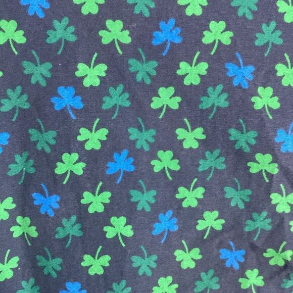 Denim & Flowers-Slim fit lucky four leaf clover short sleeve button down- Size M - Picture 3 of 7